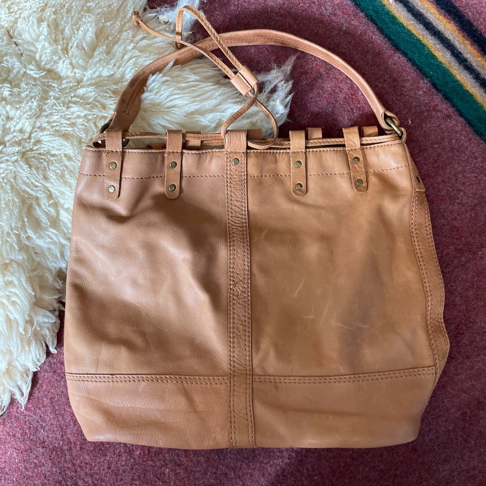 New Genuine Leather Large Drawstring Bucket Bag Gem